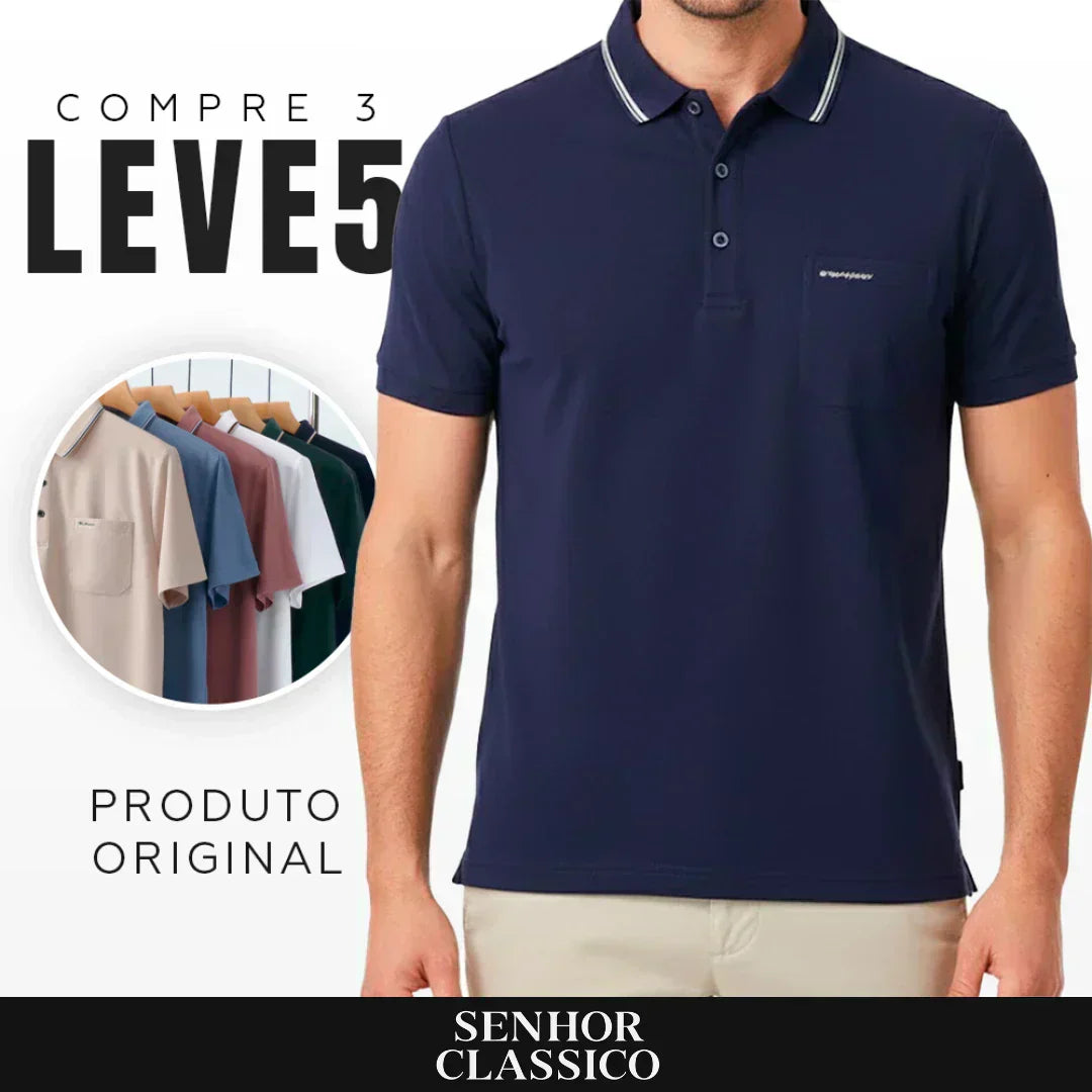 [Leve 5 Pague 3] Camisa Masculina Nautilus em Algodão e Poliéster (Classe e Sofisticação!)
