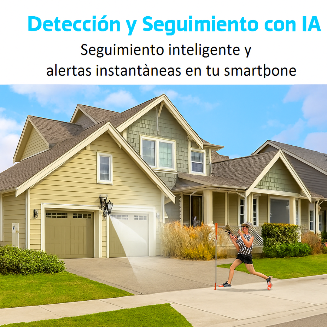 Cámaras Vigilancia Exterior Doble Lente