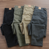 Calça Reta Masculina em Sarja [Kit 4 Unidades]!