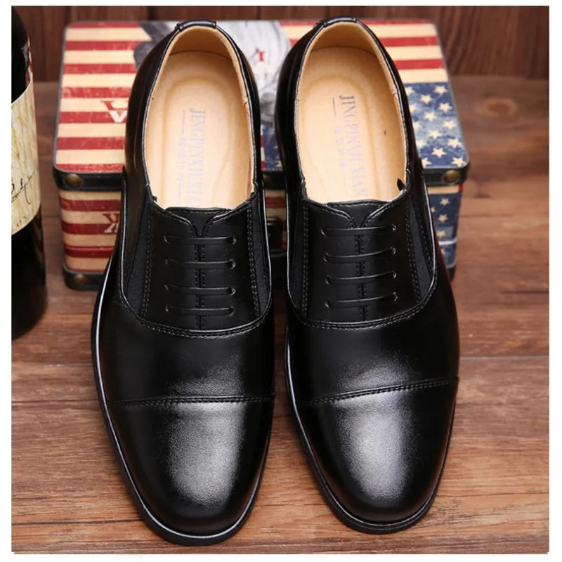 Sapato Social Boss Italian - Couro Legitimo + Relógio de Brinde
