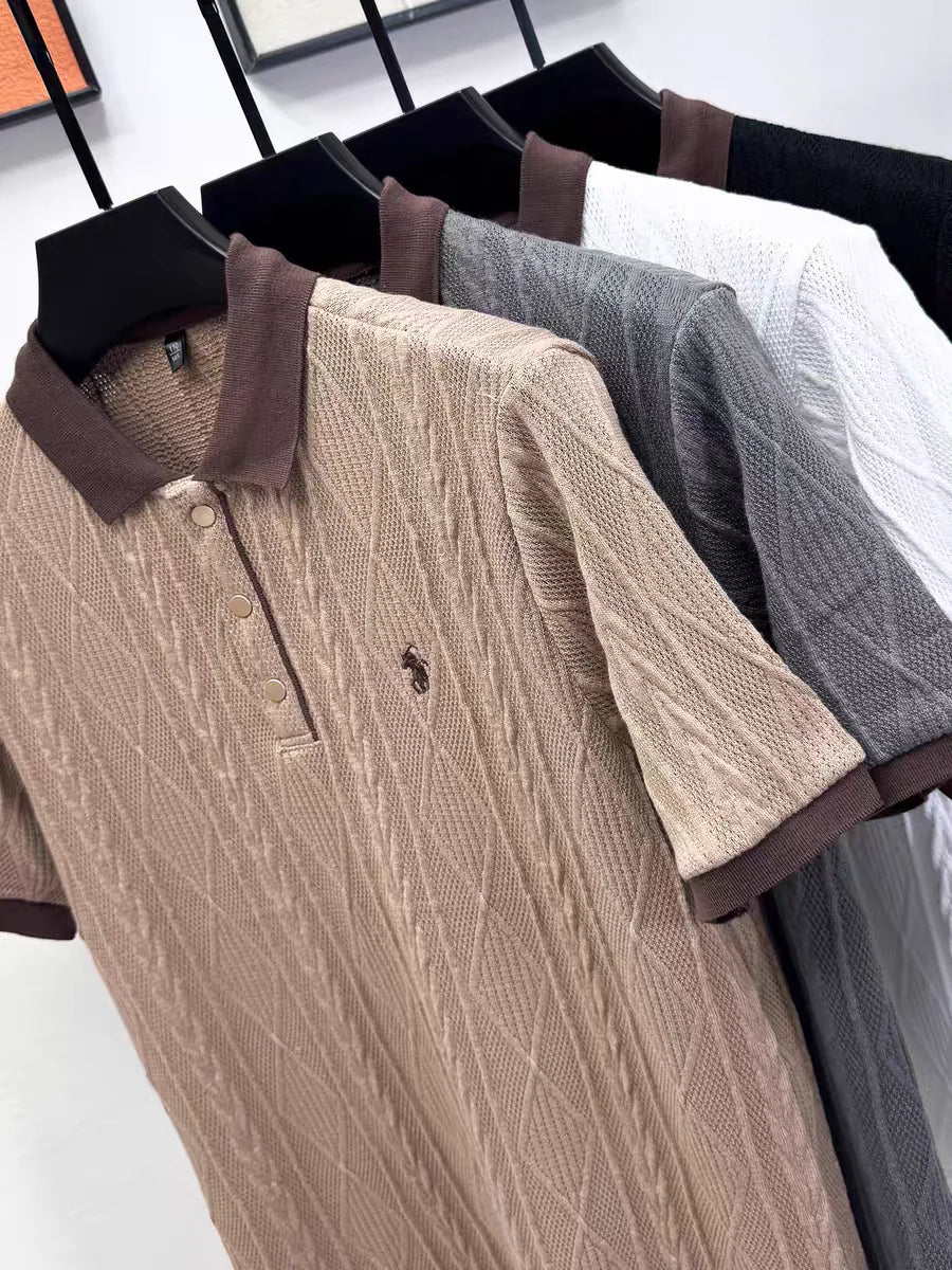 [Compre 2 Leve 4] - Camisa Polo RL em Alto Relevo