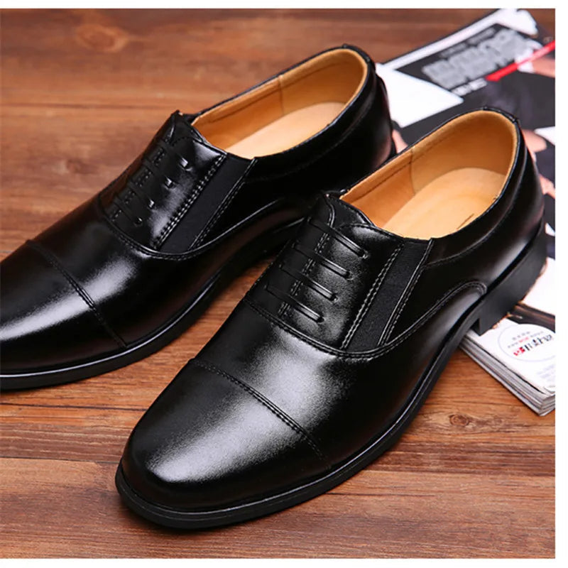 Sapato Social Boss Italian - Couro Legitimo + Relógio de Brinde