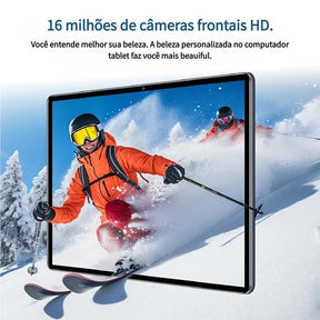 Lançamento 2026 | Tablet Ultimate/I17 PRO 12GB RAM 512GB ROM Android 14 com case 10,1 polegadas câmera 16MP 32MP + Kit Teclado e Mouse