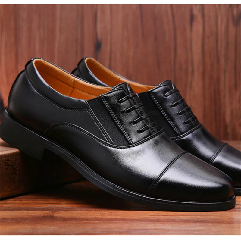 Sapato Social Boss Italian - Couro Legitimo + Relógio de Brinde