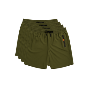 Kit 4 Bermudas DryFit Premium Evolut Performance - Secagem rápida, Bolso com Zíper e Ajuste Anatômico | BLACK FRIDAY | FRETE GRÁTIS