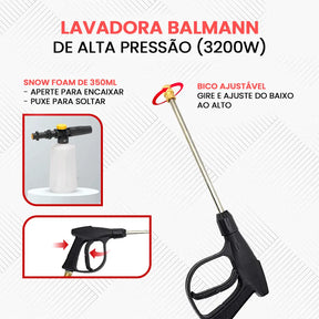 LAVADORA DE ALTA PRESSÃO 32OOW + Brindes Exclusivos
