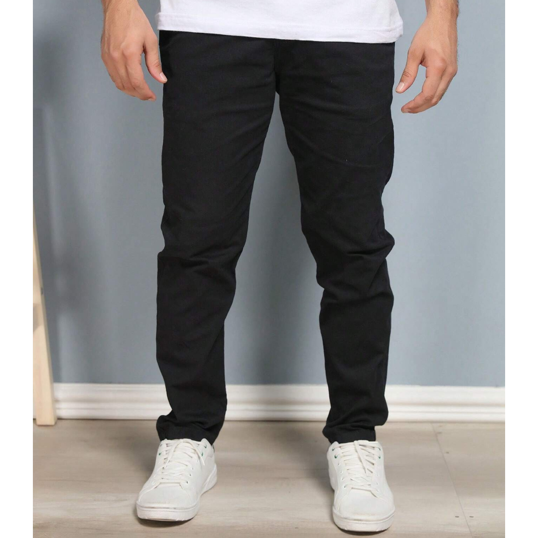 Calça Reta Masculina em Sarja [Kit 4 Unidades]!