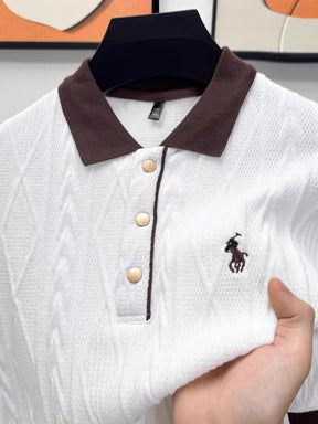 [Compre 2 Leve 4] - Camisa Polo RL em Alto Relevo