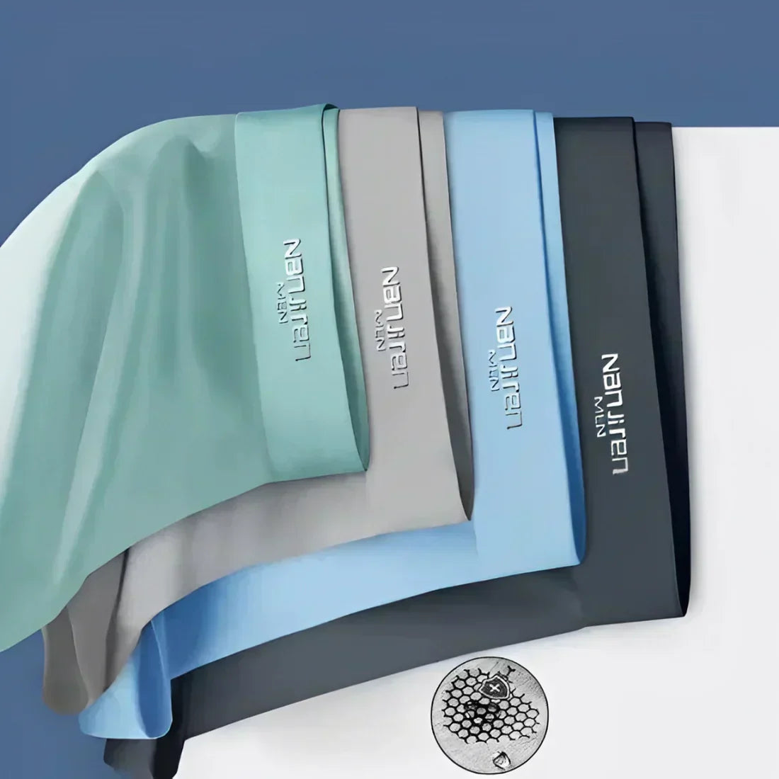 Ice Boxer Pro™ - Cueca de Seda Térmica - [Kit 5 Unidades - Promoção Exclusiva]