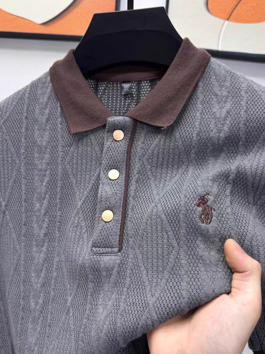 [Compre 2 Leve 4] - Camisa Polo RL em Alto Relevo
